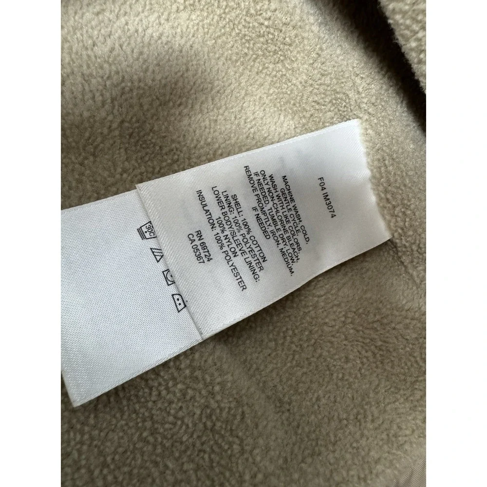 Vintage Sorel Canvas Jacket Mens XXL 2XL Beige Chore Coat Fleece Work 90s Y2K